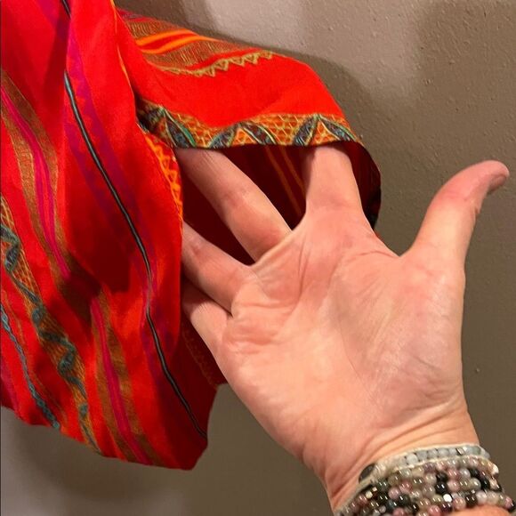 Vibrant Striped Button Down Shirt - Picture 6 of 9